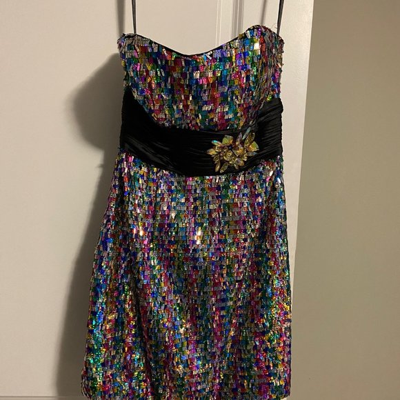 NEW Platinum Label dress, size 8, w/ detachable skirt nwt - Picture 4 of 5